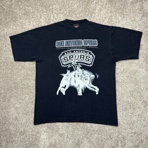 Vintage Y2K San Antonio Spurs NBA Basketball T Shirt XL‎